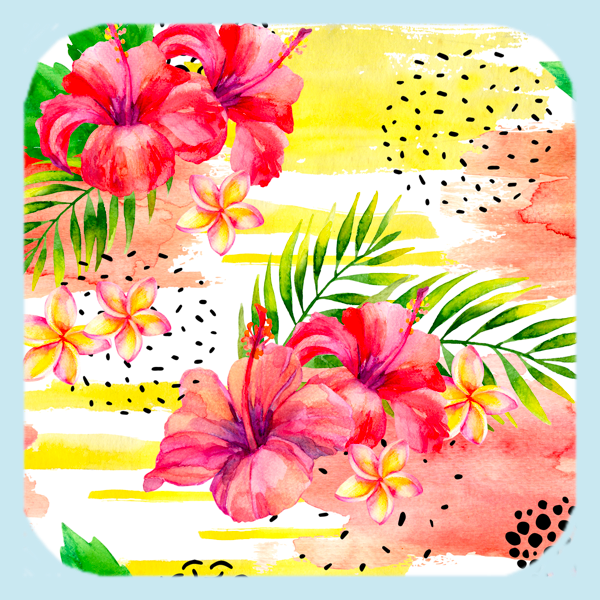 Warm Tropical Days Coaster (1355-C)