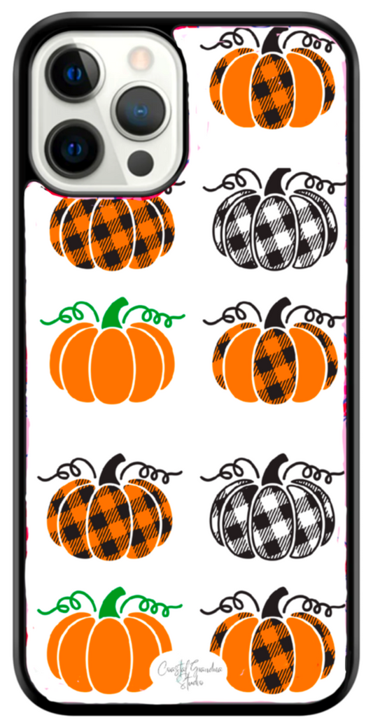 Cottage Plaid Pumpkins! Phone Case (1366)