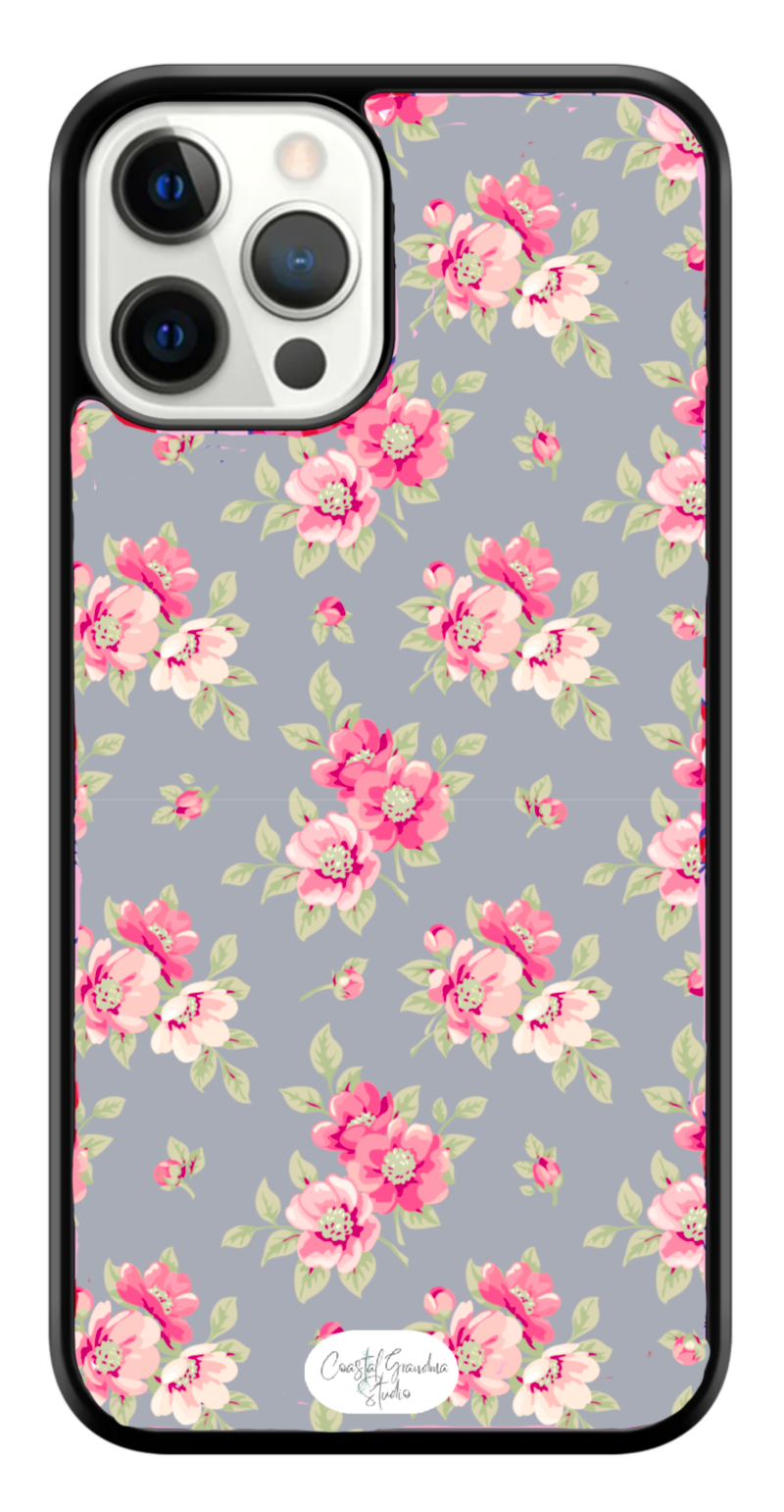 Pink & Gray Floral (1392)