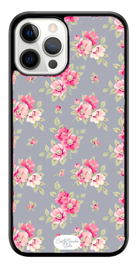 Pink & Gray Floral (1392)