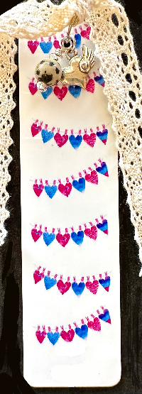 Rainbow Hearts! Bookmark (1502-B)