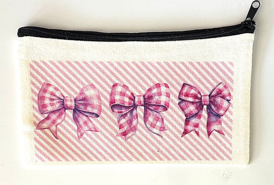 Coquette Plaid! "What-Not Pouch" (1548-P)