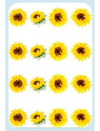 Team Sunflower! Magnet (1564-M)