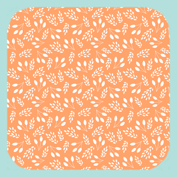 Bitsy Fall Floral! Coaster (1584-C)