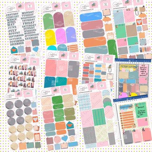 NEW! Book Love! Pre-Cropped Digital Sticker Bundle (5800-BU)