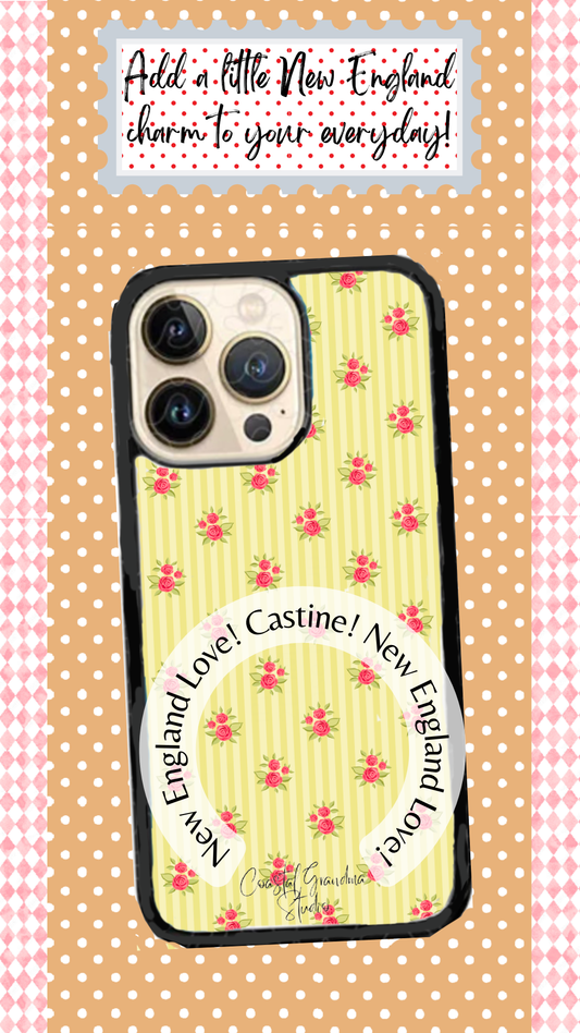 Coastal Aesthetic Phone Case - New England Beach Cottage Castine Maine Inspired (1617)