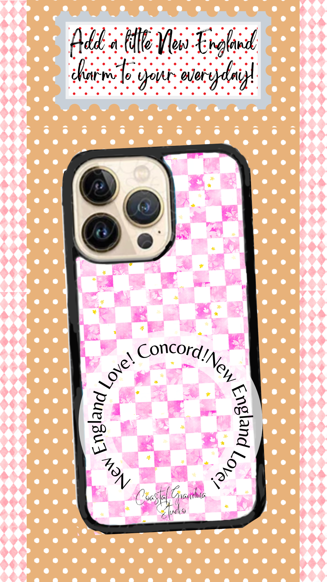 Cottage Aesthetic Phone Case - New England Cottage Concord Massachusetts Inspired (1610)