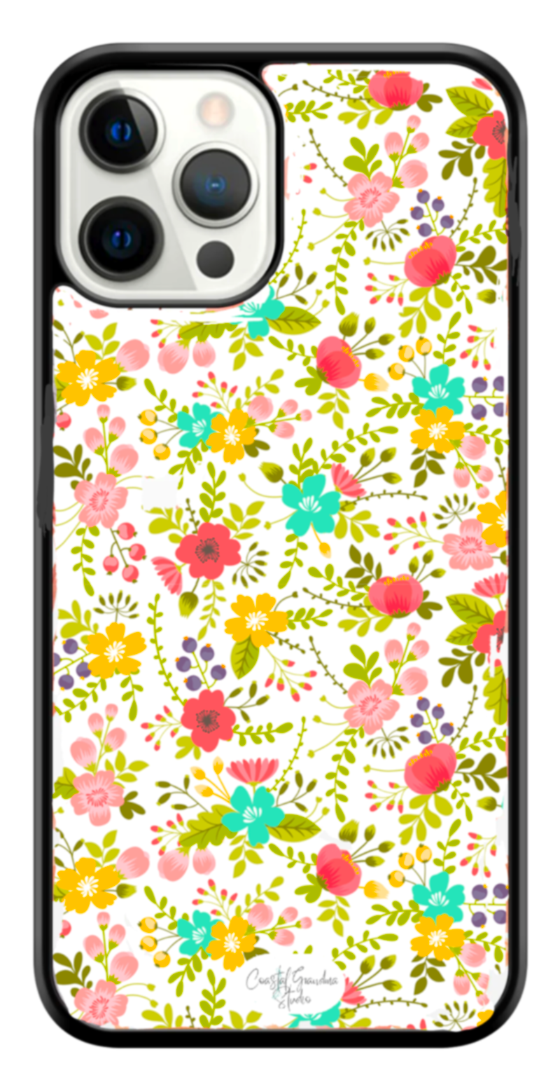 Bring a touch of soft floral charm to your everyday with this beautifully designed phone case from the Spring Fling! Collection by Coastal Grandma Studio. Inspired by vintage gardens and shabby chic elegance, this design blends delicate blooms with a cozy, feminine aesthetic.