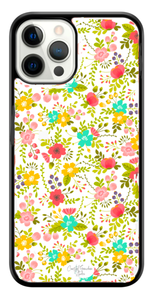 Bring a touch of soft floral charm to your everyday with this beautifully designed phone case from the Spring Fling! Collection by Coastal Grandma Studio. Inspired by vintage gardens and shabby chic elegance, this design blends delicate blooms with a cozy, feminine aesthetic.