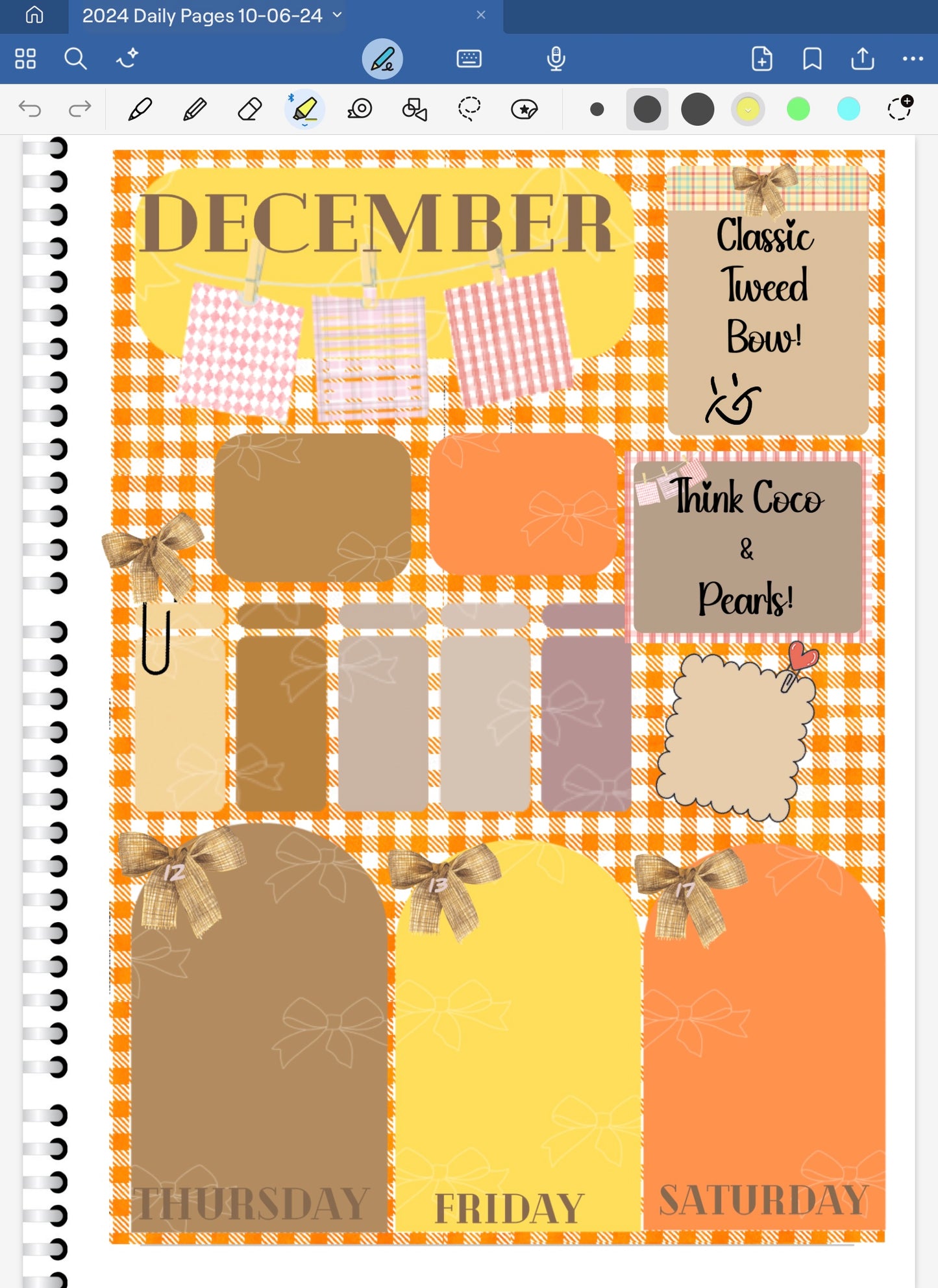 NEW! Classic Tweed! Pre-Cropped Digital Sticker Bundle (5100-BU)