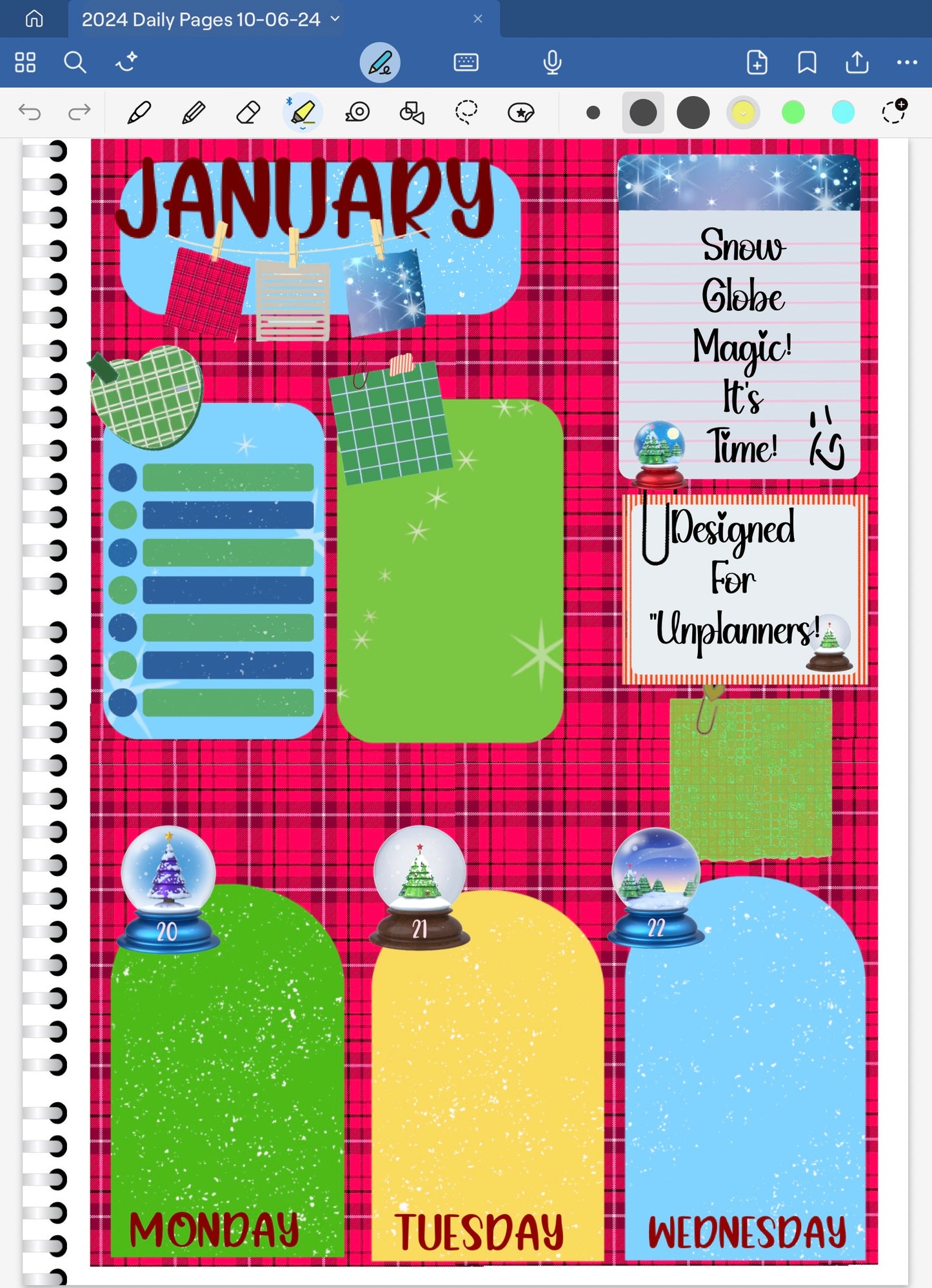 NEW! Snow Globe Magic! Pre-Cropped Digital Sticker Bundle (5400-BU)