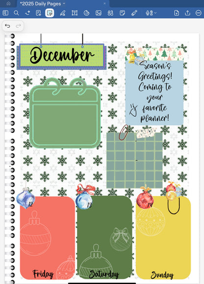 Season's Greetings! Pre-Cropped Digital Sticker Bundle (8000-BU)