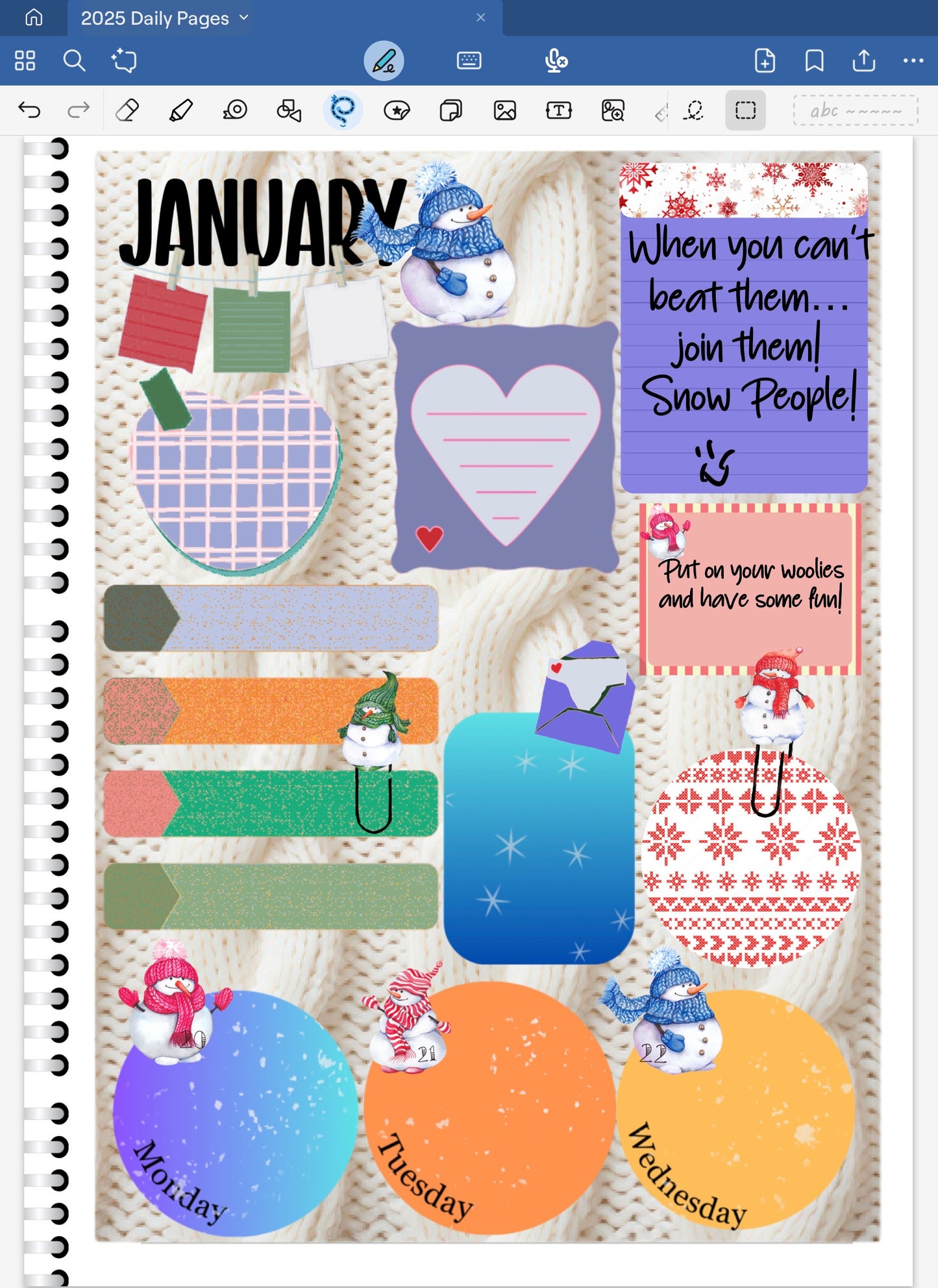 NEW Snow People! Pre-Cropped Digital Sticker Bundle (4800-BU)