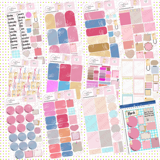 NEW! Just For You! Pre-Cropped Digital Sticker Bundle (5700-BU)