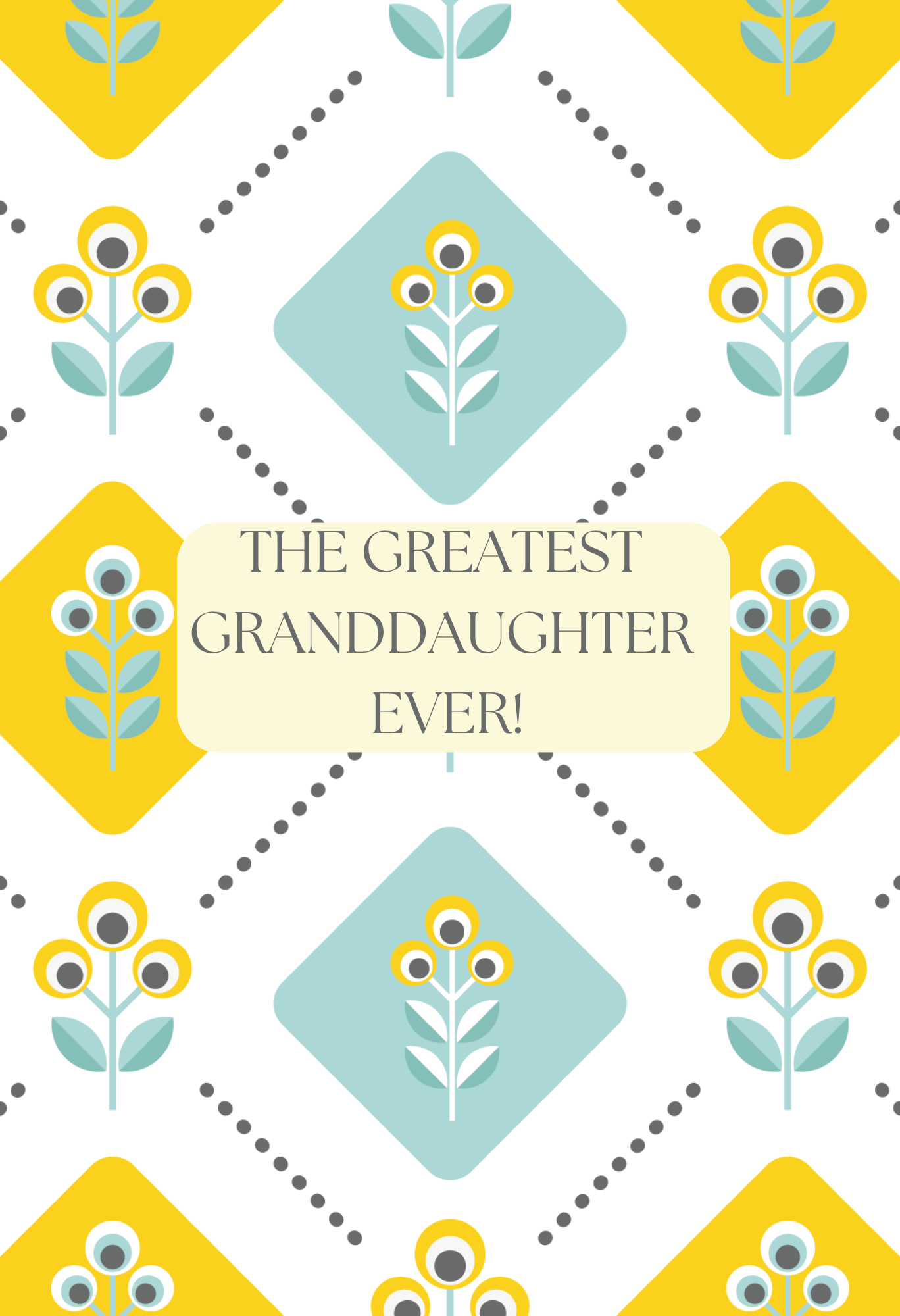 The Greatest Granddaughter! Digital Journal/Notebook/Planner Download (1572-D)