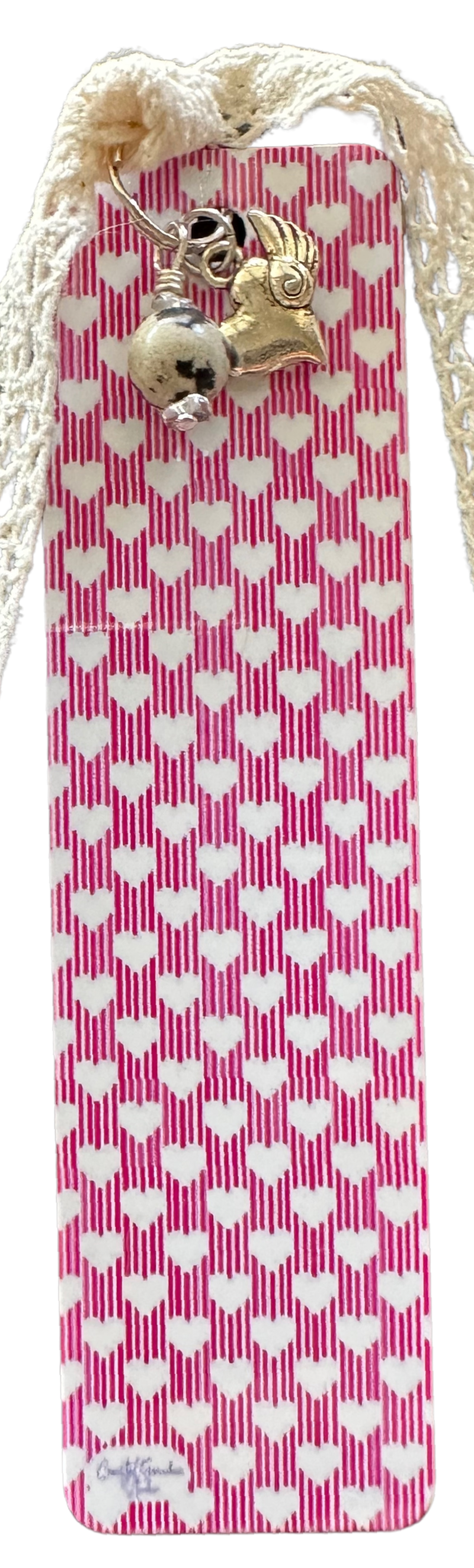 This winged heart aluminum bookmark reminds you to find joy and whimsy in the small every day moments of life. Valentine's Day gift idea.