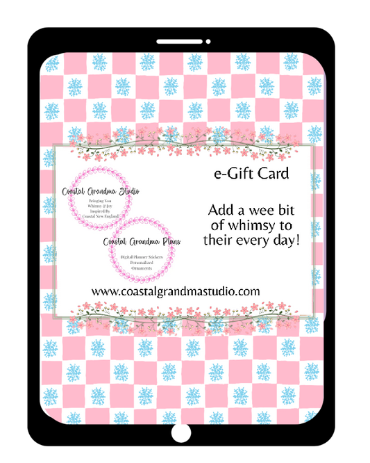 Coastal Grandma Studio e-Gift Card